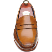Barker William mens loafers in cedar calf