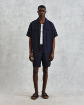 Bartlett Two Tone Linen Short Sleeve Shirt