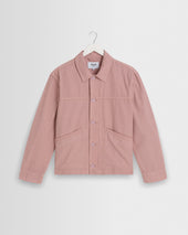 Barton - Dusty Pink Organic Cotton Ripstop Jacket