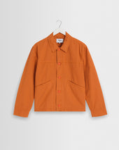 Barton - Orange Organic Cotton Ripstop Jacket