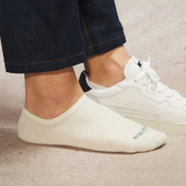 Blanc cassé - Baskets - Laine