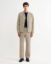 Bayham Natural Linen Cotton Relaxed Fit Trousers