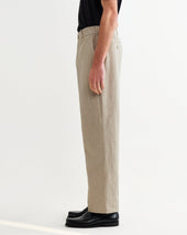 Bayham Natural Linen Cotton Relaxed Fit Trousers