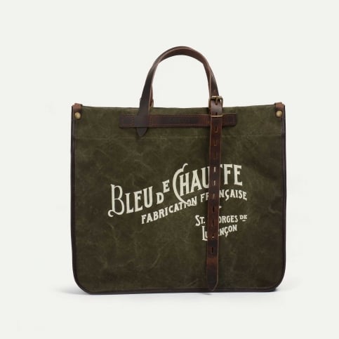 Bazar tote bag - Khaki US Stonewashed
