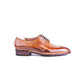 Five Eyelet Split Toe Derby Spectator With Croc Apron