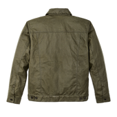 Tin Cloth Short Lined Cruiser Jacket - Military Green