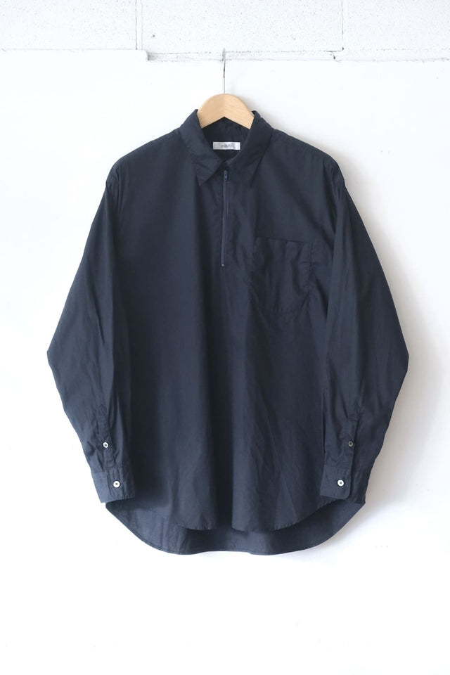 FUJITO BS Zip Shirt Dark Navy | Directors Web Shop powered by BASE