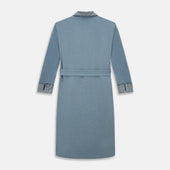 Stripe Collar Cotton Twill Gown
