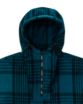 Mackinaw Wool Anorak - Blue / Black Plaid