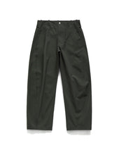 CINCH BACK CURVED PANTS / D.OLIVE