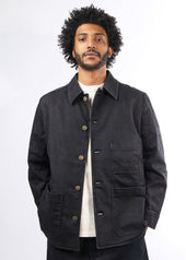 Chores Coat Black Denim