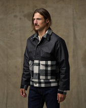Mackinaw Wool Caped Jacket Plaid