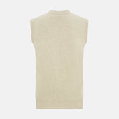 Cashmere Sleeveless Cardigan