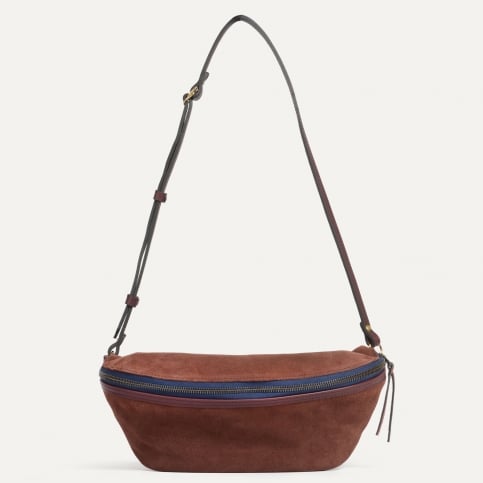 Bea Belt bag / Suede - Jade green