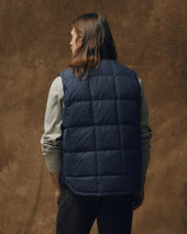 Waxed Down Vest