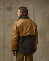 Mackinaw Wool Caped Cruiser Jacket Dark