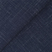 Blue Wool, Silk and Linen Neat Suit