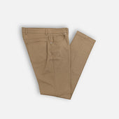 Beige 5 Pocket Cotton Jeans