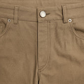 Beige 5 Pocket Cotton Jeans