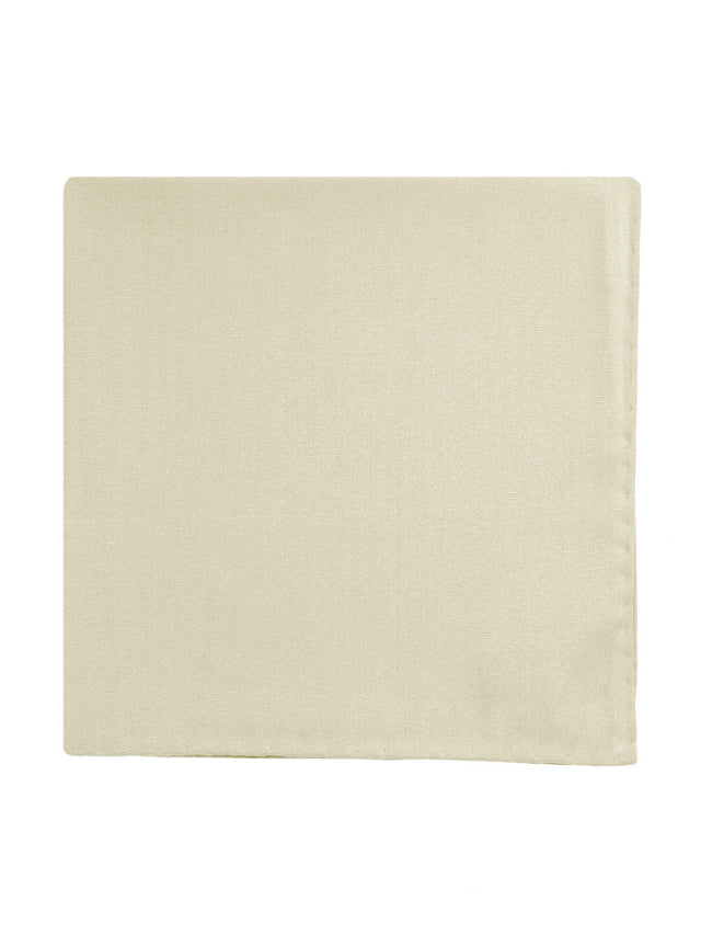 Beige Amalfi silk pocket square