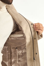 Cashmere Field Jacket Made In Italy
