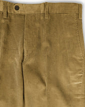 Beige Cotton Corduroy Trousers