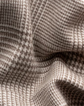 Prince Of Wales Merino Wool Scarf