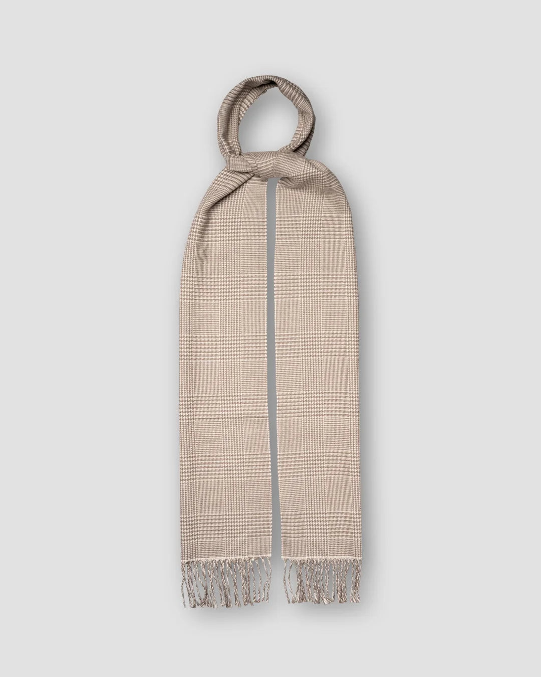 Prince Of Wales Merino Wool Scarf
