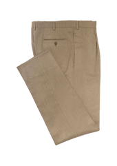 Beige Fustagno Men's Cotton Trousers