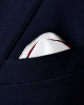 Beige Gradient Linen Pocket Square