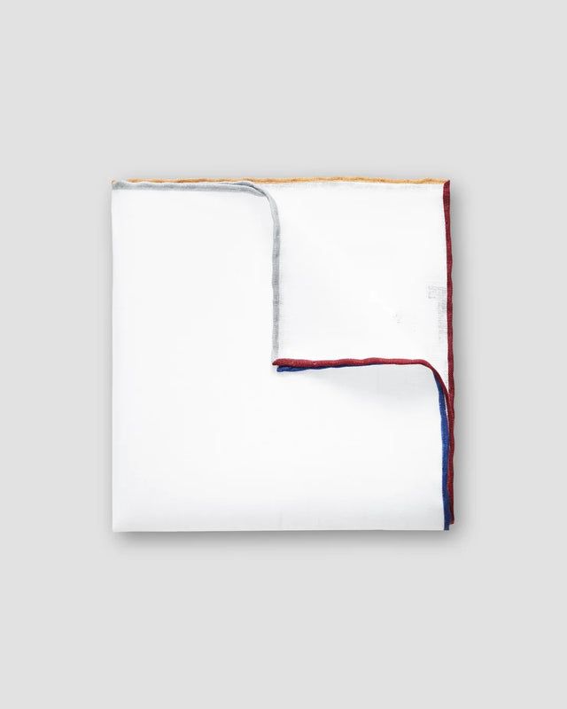 Beige Gradient Linen Pocket Square