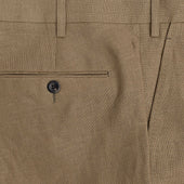 Beige Linen Trousers