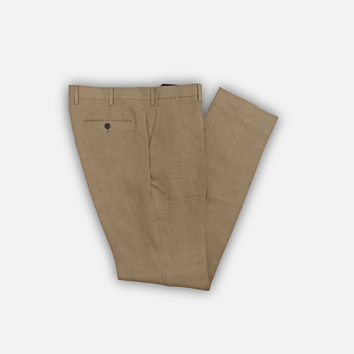 Beige Linen Trousers