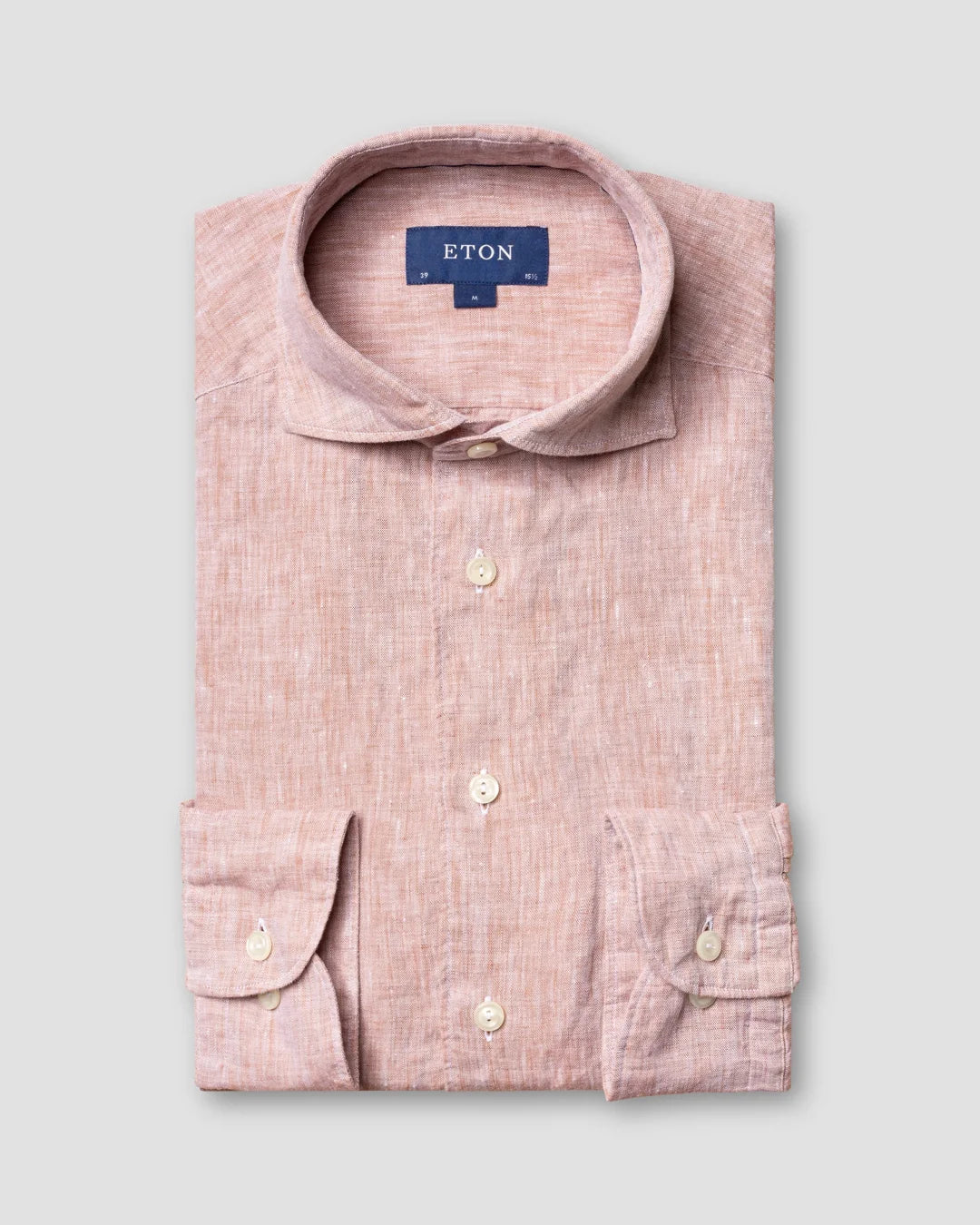 Beige Linen Shirt Eton