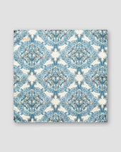 Beige Paisley Pocket Square