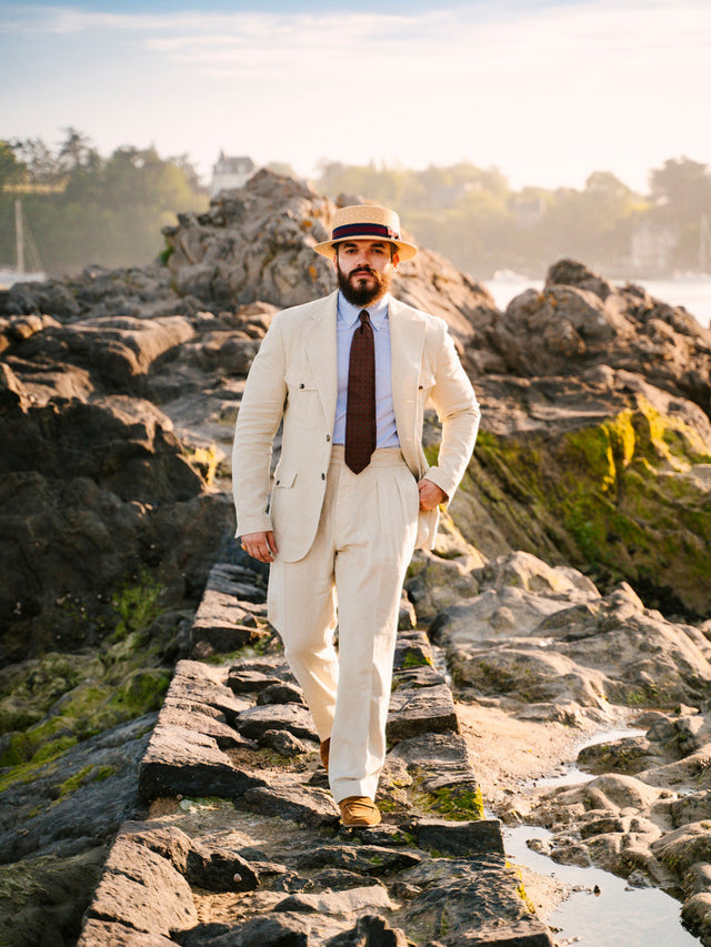 Beige safari jacket - Litha