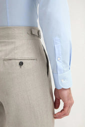 Beige Soragna Trousers Made In Italy