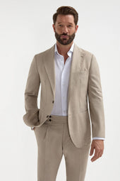 Beige Suit Made In Italy