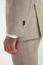 Beige Suit Made In Italy