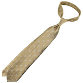 Shibumi Flower Japanese Jacquard Silk Tie Beige