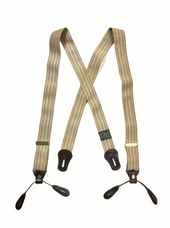 Belafonte Ragtime, Brace Suspenders, Brown x Gold Snap, BF-25-34