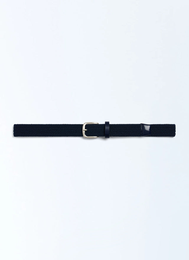 Elastic braided belt