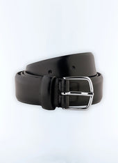 Black leather belt