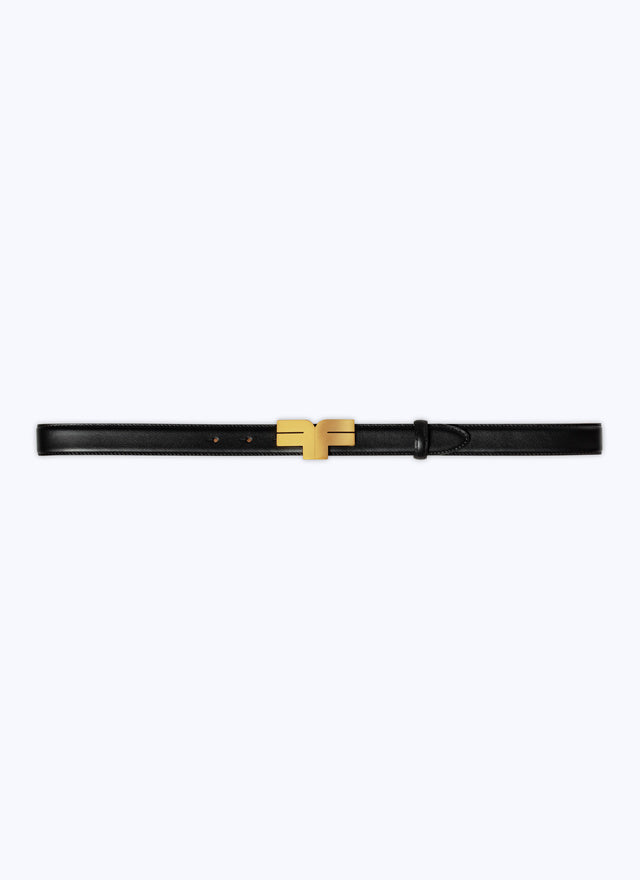 Leather belt with Fursac buckle
