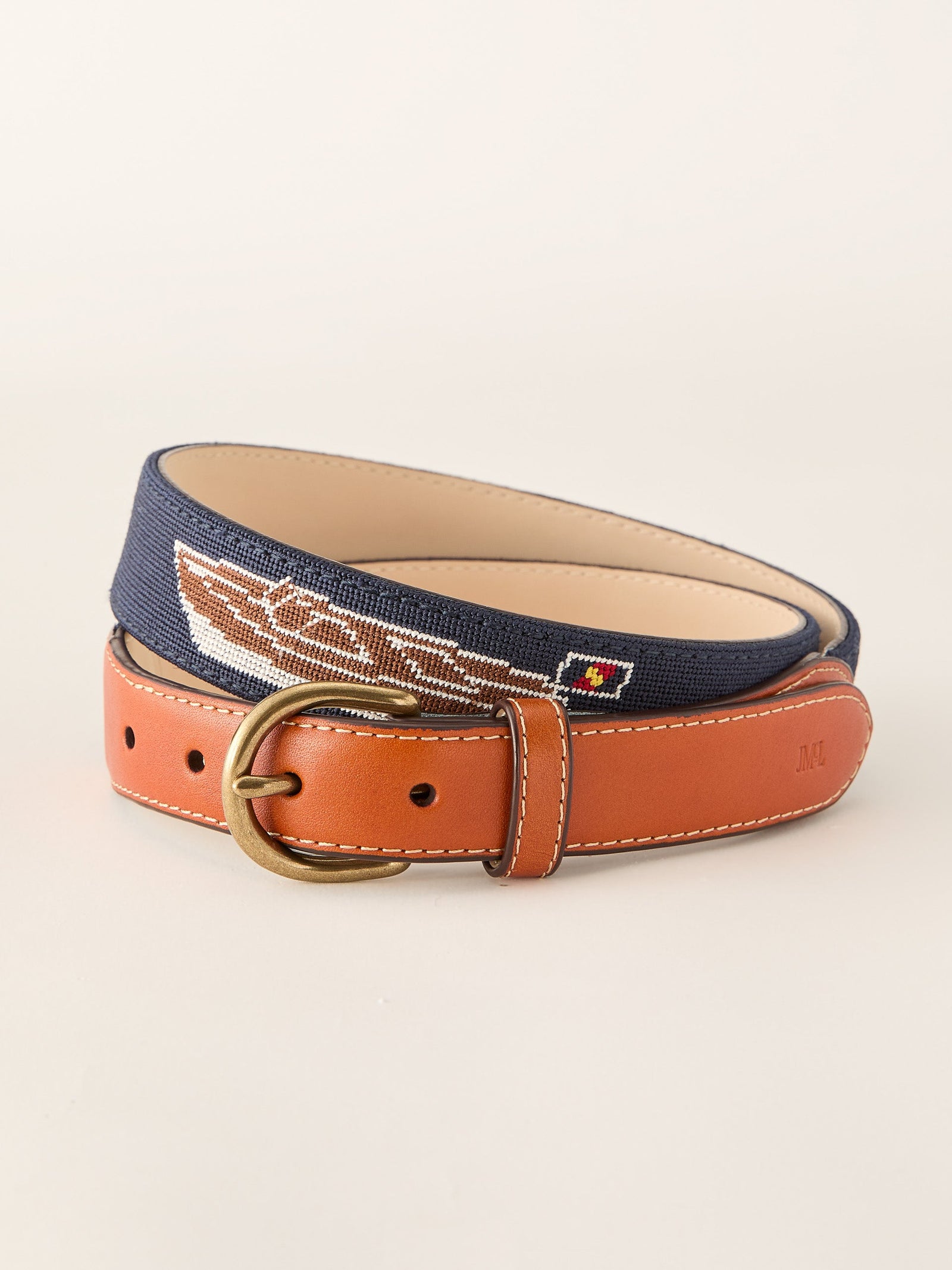 Chris Craft Needlepoint Belt Men S Belts J Mclaughlin