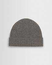 Belvoir - Grey Wool Fisherman Beanie