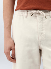 Bermuda En Coton Stretch Cru
