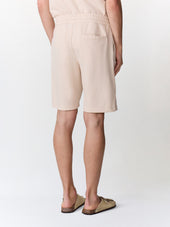 Bermuda Regular En Maille Beige Clair