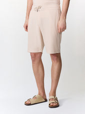 Bermuda regular en maille beige clair