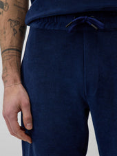 Bermuda En Jersey Ponge Bleu Indigo
